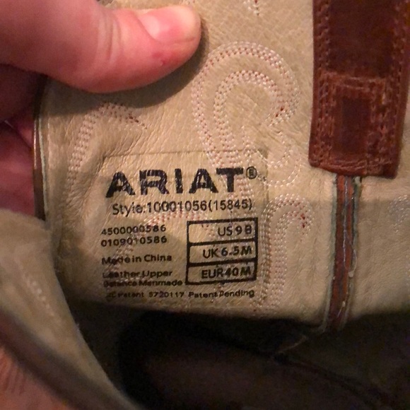 Ariat Legend Cowboy Boots size 9 - Picture 4 of 4